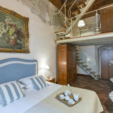 Tintoretto Frescoed Loft In The Oltrarno *